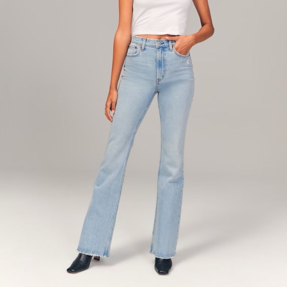 Abercrombie High Rise Vintage Flare Jean